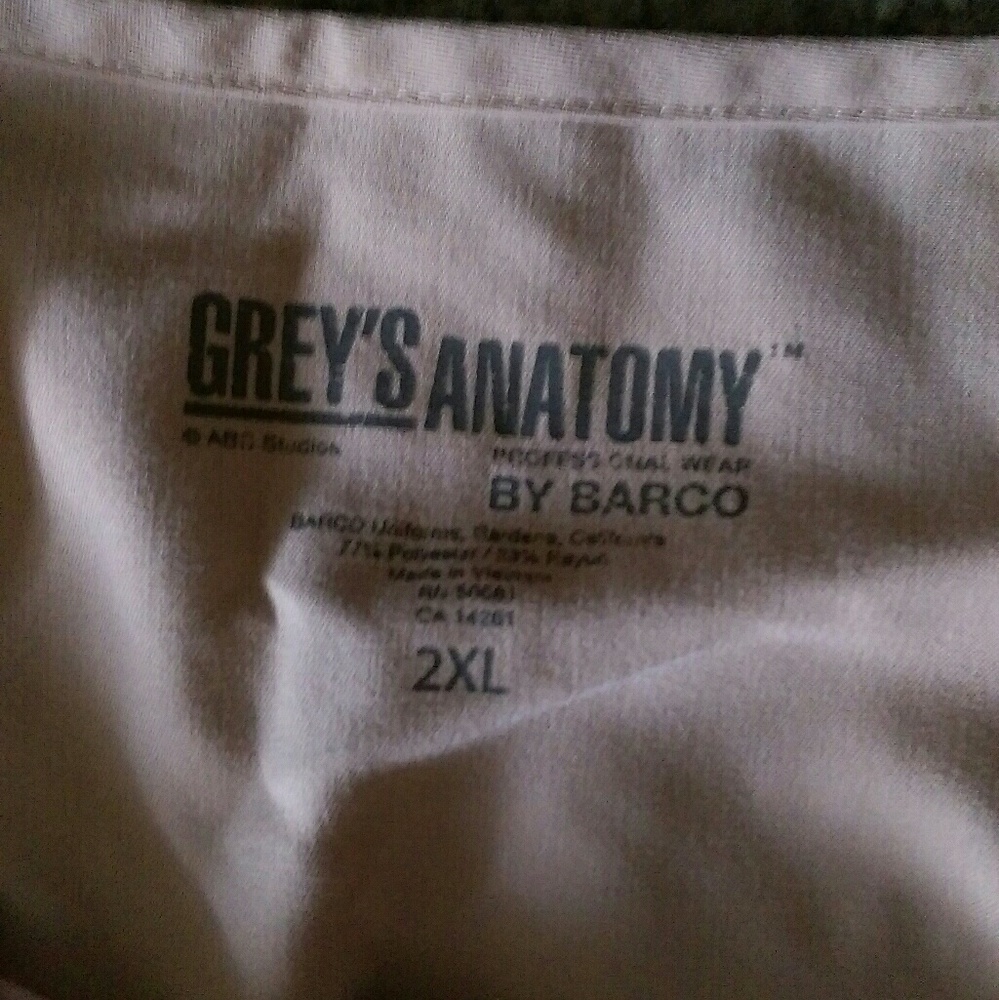 Grey's anatomy scrub set!!